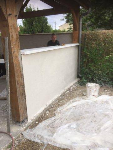 muret après
